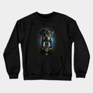 Glowy Rottweiler Crewneck Sweatshirt